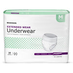 Unisex Adult Absorbent Underwear McKesson Pull On with Tear Away Seams Medium Disposable Heavy Absorbency