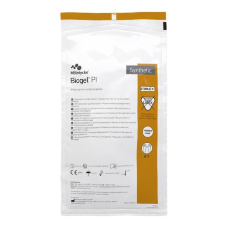 Surgical Glove Biogel® PI Size 6.5 Sterile Polyisoprene Standard Cuff Length Micro-Textured Ivory Chemo Tested