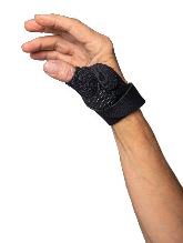 Thumb Brace CMC Controller Plus™ Adult Large / X-Large Hook and Loop Strap Closure Right Hand Black