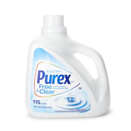 Laundry Detergent Purex® Free & Clear 150 oz. Bottle Liquid Unscented