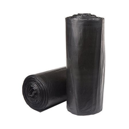 Trash Bag McKesson 60 gal. Black LLDPE 1.2 mil 38 X 58 Inch Star Seal Bottom Coreless Roll