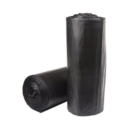 Trash Bag McKesson 30 gal. Black LLDPE 0.58 mil 30 X 36 Inch Star Seal Bottom Coreless Roll