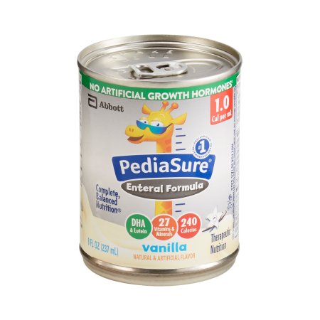 Pediatric Tube Feeding Formula PediaSure® 1.0 Cal 8 oz. Can Liquid Milk-Based