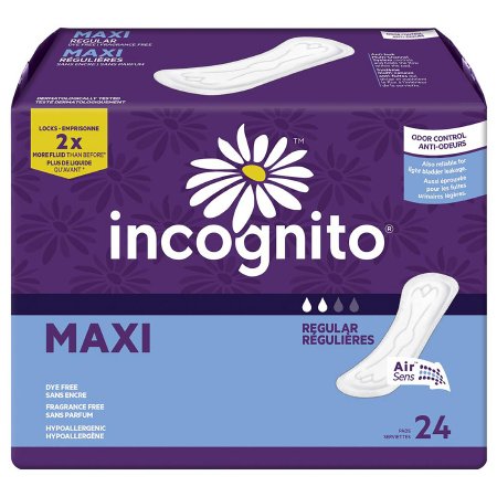 Feminine Pad Incognito® Maxi Regular Absorbency