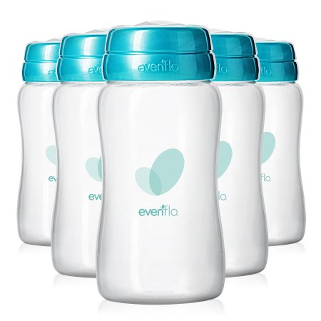 Breast Milk Collection Bottle Evenflo Advanced 5 oz. Food Grade Material