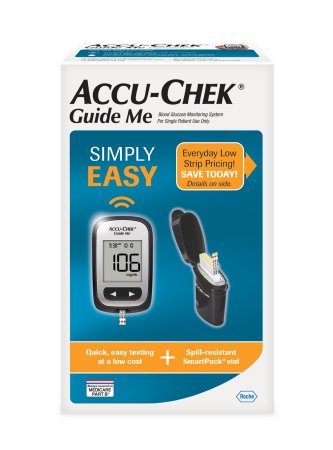 Blood Glucose Meter Accu-Chek® 5 Second Results No Coding Required