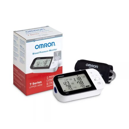 Home Automatic Digital Blood Pressure Monitor Omron®7 Series™ Wide Range Nylon 23 - 43 cm Desk Model