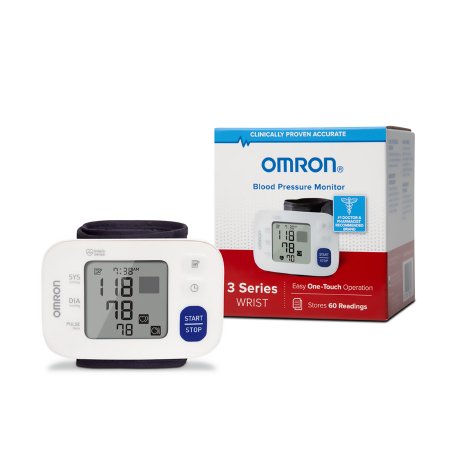 Home Automatic Digital Blood Pressure Monitor Omron®3 Series™ Large Nylon 23 - 40 cm Wrist