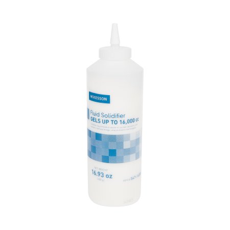 Fluid Solidifier McKesson 16,000 cc Spout Cap Bottle 16 oz.