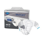 Unisex Adult Incontinence Brief MoliCare® Premium Elastic 10D Medium Disposable Heavy Absorbency