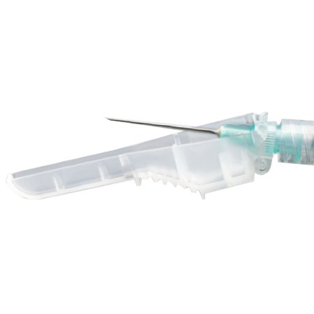 Safety Hypodermic Needle McKesson Prevent® 1-1/2 Inch Length 18 Gauge Thin Wall Hinged Safety Needle