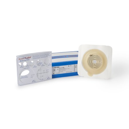 Ostomy Barrier Hollister Trim to Fit, Standard Wear Tape Collar 70 mm Flange 2 Inch Opening 5 X 5 Inch