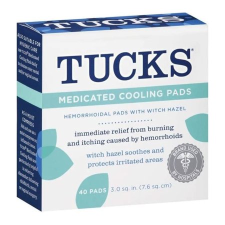 Hemorrhoid Relief Tucks® Pad 40 per Box