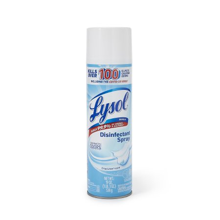 Lysol® Surface Disinfectant Cleaner Alcohol Based Aerosol Spray Liquid 19 oz. Can Crisp Linen Scent NonSterile