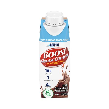 Oral Supplement Boost Glucose Control® Rich Chocolate Flavor Liquid 8 oz. Carton