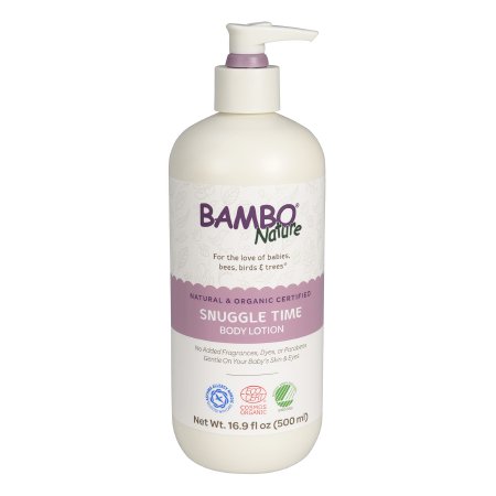 Baby Lotion Bambo® Nature Snuggle Time 16.9 oz. Pump Bottle Unscented Lotion