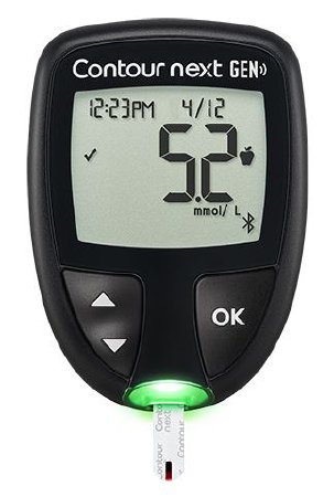 Blood Glucose Meter Contour® Next Gen 5 Second Results No Coding Required