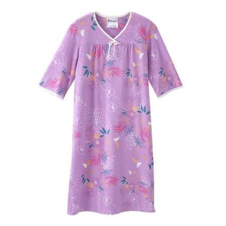 Patient Exam Gown Silverts® X-Large Soft Tropical Reusable