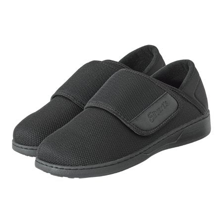 Shoe Silverts® Comfort Steps Size 11 Male Adult Black