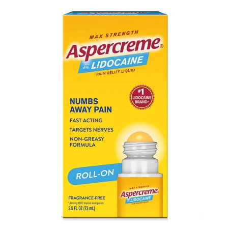 Topical Pain Relief Aspercreme® 4% Strength Lidocaine Liquid