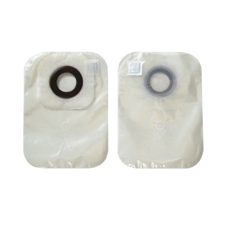 Ostomy Pouch Karaya 5 One-Piece System 9 Inch Length 2 Inch Stoma Closed End Convex, Pre-Cut