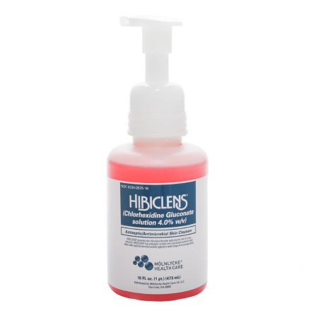 Antiseptic / Antimicrobial Skin Cleanser Hibiclens® 16 oz. Pump Bottle 4% Strength CHG (Chlorhexidine Gluconate) NonSterile