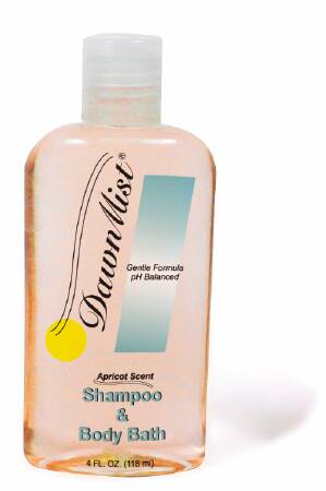 Shampoo and Body Wash DawnMist® 4 oz. Flip Top Bottle Apricot Scent