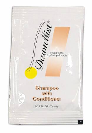 Shampoo and Conditioner DawnMist® 0.25 oz. Individual Packet Herbal Scent