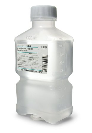 Irrigation Solution 0.9% Sodium Chloride, Preservative Free Not for Injection Bottle 1,000 mL