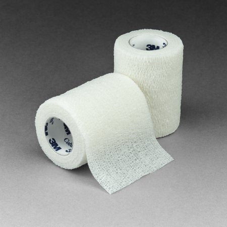 Cohesive Bandage 3M™ Coban™ 3 Inch X 5 Yard Self-Adherent Closure White NonSterile Standard Compression