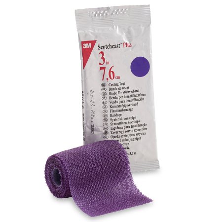 Cast Tape 3M™ Scotchcast™ Plus 3 Inch X 12 Foot Fiberglass / Resin Purple