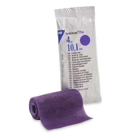 Cast Tape 3M™ Scotchcast™ Plus 4 Inch X 12 Foot Fiberglass / Resin Purple