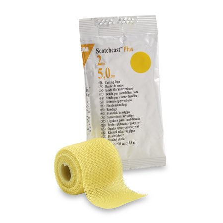 Cast Tape 3M™ Scotchcast™ Plus 2 Inch X 12 Foot Fiberglass / Resin Yellow