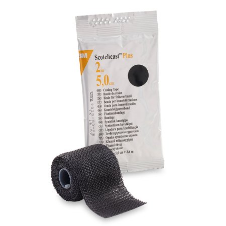 Cast Tape 3M™ Scotchcast™ Plus 2 Inch X 12 Foot Fiberglass / Resin Black