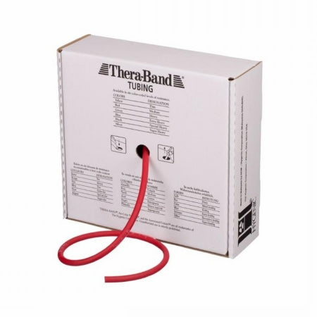 Exercise Resistance Tubing TheraBand® Red 100 Foot Length Medium Resistance