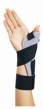 Thumb Splint ThumbSPICA™ One Size Fits Most Elastic Contact Closure Strap Black / Gray