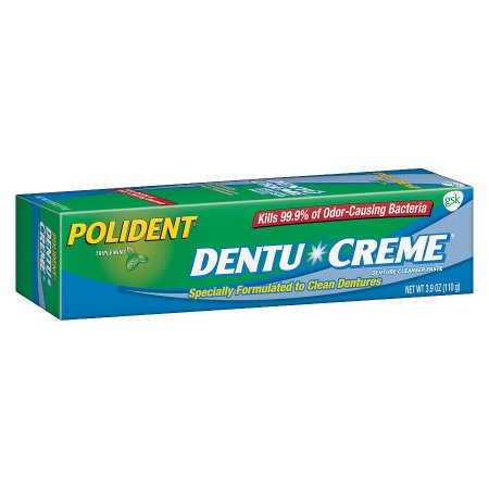 Denture Cleaner Polident® Dentu-Creme® Mint Flavor