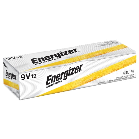 Alkaline Battery Energizer® 9V Cell 9V Disposable 12 Pack