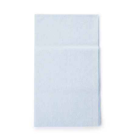 Stretcher Sheet McKesson Flat Sheet 40 W X 72 L Inch Blue Cellulose Tissue 50% / Polyethylene Film 50% Disposable