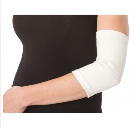 Elbow Support PROCARE® Large Pull-On Sleeve Elbow 10 to 11-1/2 Inch Forearm Circumference White