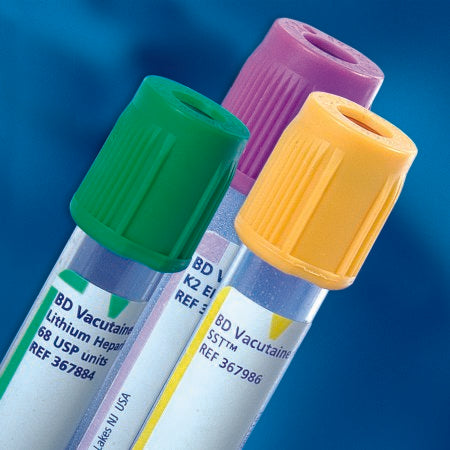 BD Vacutainer® PST™ Venous Blood Collection Tube Lithium Heparin / Separator Gel Additive 4.5 mL BD Hemogard™ Closure Plastic Tube