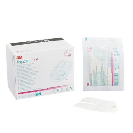 I.V. Dressing 3M™ Tegaderm™ Adhesive / Film 2-3/4 X 3-1/4 Inch Sterile