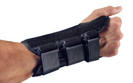 Wrist Brace ProCare® ComfortFORM™ Aluminum / Foam / Spandex / Plastic Right Hand Black X-Large