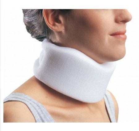 Cervical Collar ProCare® Universal Contoured / Medium Density Adult One Size Fits Most One-Piece 2-1/2 Inch Height 24 Inch Length 10-1/2 to 24 Inch Neck Circumference