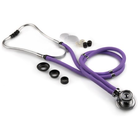 Sprague Stethoscope McKesson LUMEON™ Lavender 2-Tube 22 Inch Tube Double Sided Chestpiece