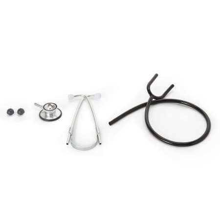 Classic Stethoscope McKesson Black 1-Tube 22 Inch Tube Double Sided Chestpiece