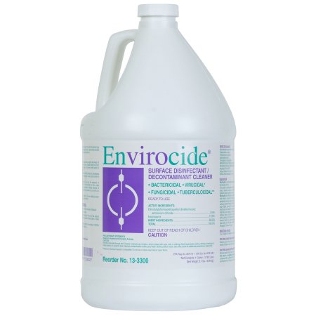 Envirocide® Surface Disinfectant Cleaner Alcohol Based Manual Pour Liquid 1 gal. Jug Alcohol Scent NonSterile