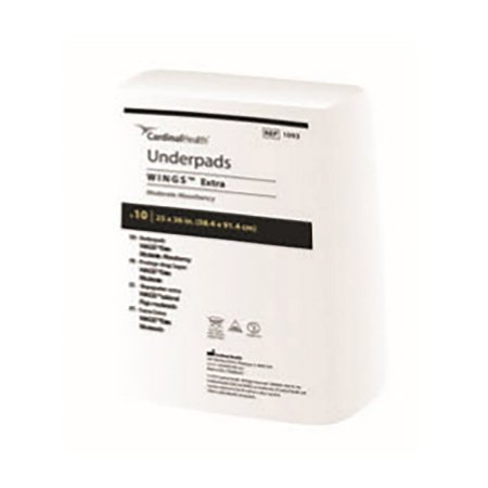 Disposable Underpad Simplicity™ Basic 23 X 36 Inch Fluff Light Absorbency