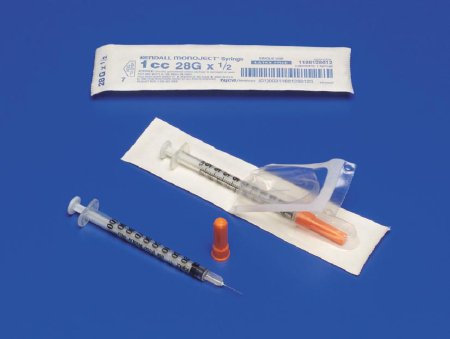 Tuberculin Syringe Monoject™ 1 mL Luer Slip Tip Without Safety