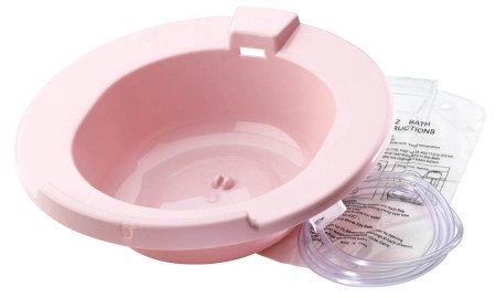 Sitz Bath Carex® Round Dusty Rose Polypropylene